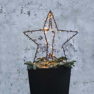 Černá vánoční světelná dekorace Foldy - Star Trading obraz