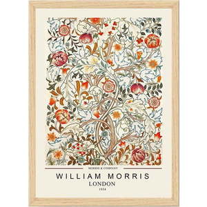 Plakát v rámu 55x75 cm William Morris – Wallity obraz