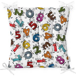 Podsedák s příměsí bavlny Minimalist Cushion Covers Crazy Numbers, 40 x 40 cm obraz