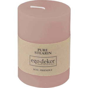 Pudrově růžová svíčka Eco candles by Ego dekor Friendly, doba hoření 37 h obraz