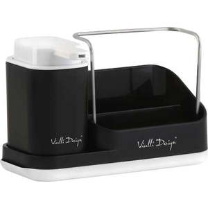 Černý set na mytí nádobí Vialli Design obraz