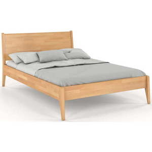 Dvoulůžková postel z bukového dřeva v přírodní barvě 180x200 cm Visby Radom – Skandica obraz