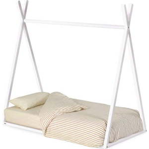 Bílá domečková dětská postel z bukového dřeva 70x140 cm Maralis – Kave Home obraz