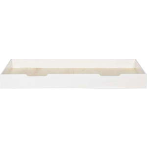 Bílá spodní zásuvka pro postel WOOOD Nikki, 200 × 90 cm obraz