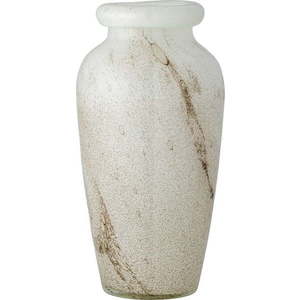 Bílá skleněná váza Lenore – Bloomingville obraz