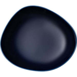 Tmavě modrý porcelánový hluboký talíř Villeroy & Boch Like Organic, 20 cm obraz