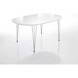 Rozkládací jídelní stůl s bílou deskou 105x170 cm Elegant – Tomasucci obraz