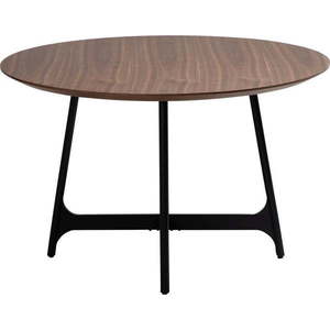 Kulatý jídelní stůl s deskou v dekoru ořechového dřeva ø 120 cm Ooid – DAN-FORM Denmark obraz