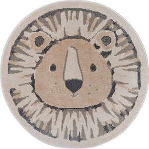 Béžový dětský koberec ø 140 cm Lion – Hanse Home obraz