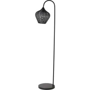 Černá stojací lampa (výška 160 cm) Alvaro – Light & Living obraz