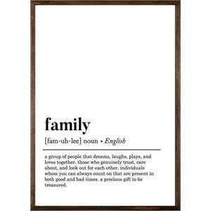 Plakát 50x70 cm Family – Wallity obraz