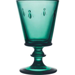Smaragdově zelená sklenice na víno La Rochère Bee, 200 ml obraz