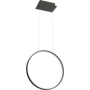 Černé LED závěsné svítidlo 55x16 cm Tim - Nice Lamps obraz