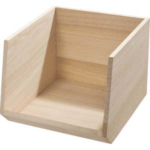 Úložný box ze dřeva paulownia iDesign Eco Open, 25, 4 x 29 cm obraz