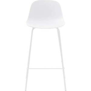 Bílá plastová barová židle 92, 5 cm Whitby – Unique Furniture obraz