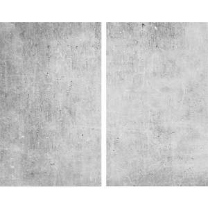 Kryty na sporák z tvrzeného skla v sadě 2 ks 52x30 cm Concrete – Allstar obraz