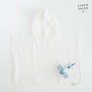 Bílý lněný dětský župan velikost 1-2 roky – Linen Tales obraz