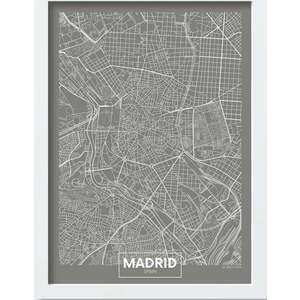 Plakát v rámu 40x55 cm Madrid – Wallity obraz