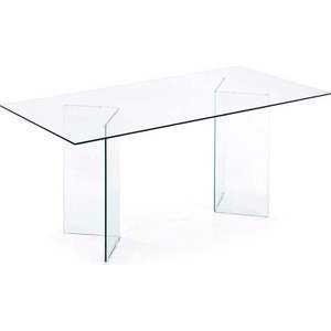 Jídelní stůl se skleněnou deskou 90x200 cm Burano – Kave Home obraz
