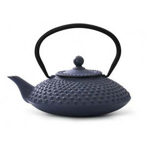 Modrá litinová konvice se sítkem na sypaný čaj Bredemeijer Xilin, 1, 25 l obraz