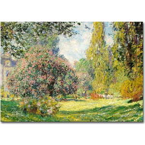 Nástěnná reprodukce na plátně Claude Monet, 100 x 70 cm obraz