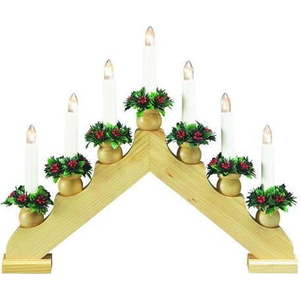 Světelná dekorace s vánočním motivem v přírodní barvě Tomas – Markslöjd obraz