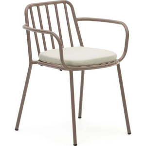 Fialové kovové zahradní židle v sadě 4 ks Bramant – Kave Home obraz