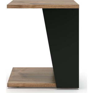 Konferenční stolek s deskou v dekoru ořechového dřeva 40x40 cm Albi - TemaHome obraz