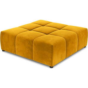 Žlutý sametový modul pohovky Rome Velvet - Cosmopolitan Design obraz