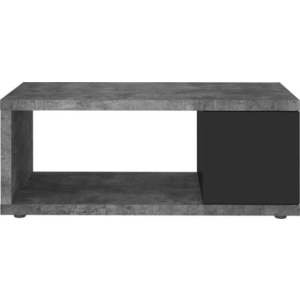 Konferenční stolek v dekoru betonu v tmavě šedo-černé barvě 55x105 cm Berlin – TemaHome obraz