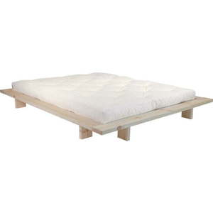 Dvoulůžková postel z borovicového dřeva s roštem 180x200 cm Japan – Karup Design obraz