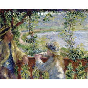 Reprodukce obrazu Auguste Renoir - By the Water, 50 x 45 cm obraz