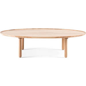 Konferenční stolek z dubového dřeva v přírodní barvě 65x120 cm Mu – Gazzda obraz