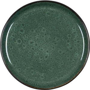 Tmavě zelený dezertní talíř z kameniny ø 21 cm – Bitz obraz