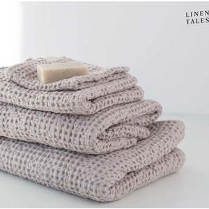 Světle růžové ručníky a osušky v sadě 3 ks Honeycomb – Linen Tales obraz