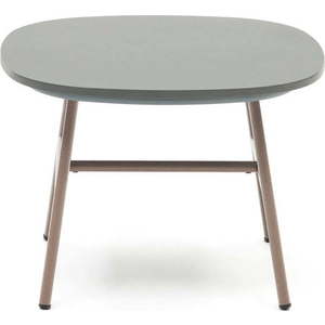 Kulatý zahradní odkládací stolek s betonovou deskou ø 60 cm Bramant – Kave Home obraz