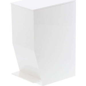 Bílý odpadkový koš do koupelny YAMAZAKI, 390 ml obraz