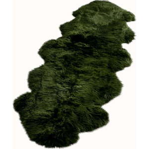 Zelená ovčí kožešina Native Natural Double, 60 x 240 cm obraz