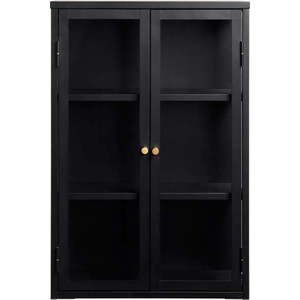 Černá kovová vitrína 60x90 cm Carmel – Unique Furniture obraz