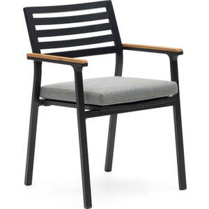 Černá kovová zahradní židle Bona – Kave Home obraz