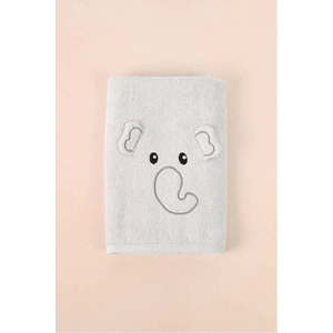 Světle šedý bavlněný dětský ručník 50x75 cm Jumbo – Foutastic obraz