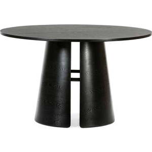 Černý kulatý jídelní stůl Teulat Cep, ø 137 cm obraz