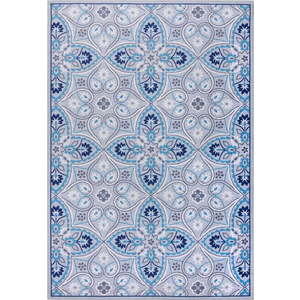 Modrý pratelný koberec 290x200 cm FOLD Ellen - Flair Rugs obraz
