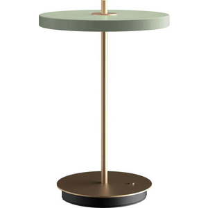 Světle zelená LED stmívatelná stolní lampa s kovovým stínidlem (výška 31 cm) Asteria Move – UMAGE obraz