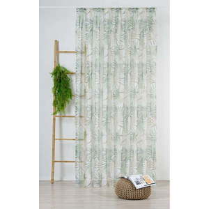 Zeleno-béžová záclona 300x260 cm Palmas – Mendola Fabrics obraz