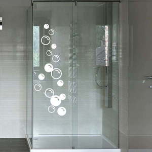 Samolepka na dveře od sprchy Ambiance Soap Bubbles, 30 x 80 cm obraz