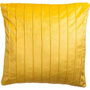 Žlutý dekorativní polštář JAHU collections Stripe, 45 x 45 cm obraz