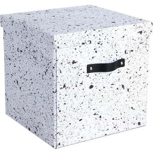 Černo-bílá úložná krabice Bigso Box of Sweden Logan obraz