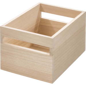 Úložný box ze dřeva paulownia iDesign Eco Handled, 19 x 25, 4 cm obraz