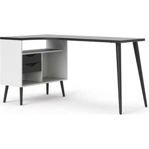 Pracovní stůl s černou deskou 145x81 cm Oslo - Tvilum obraz